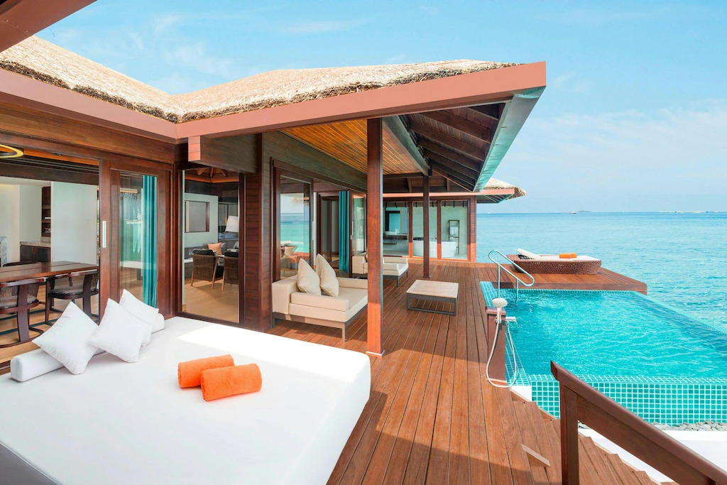 Sheraton Maldives Full Moon Resort & Spa — Two-Bedroom Overwater Suite